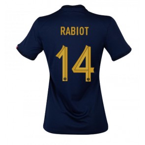 Frankrig Adrien Rabiot #14 Replika Hjemmebanetrøje Dame VM 2022 Kortærmet